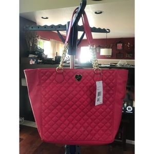 Betsey Johnson Pink Tote